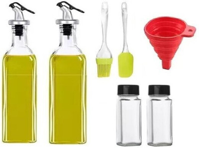 ENTRYZONE 500 ml, 500 ml, 120 ml, 120 ml Cooking Oil Dispenser Set(Pack of 7)