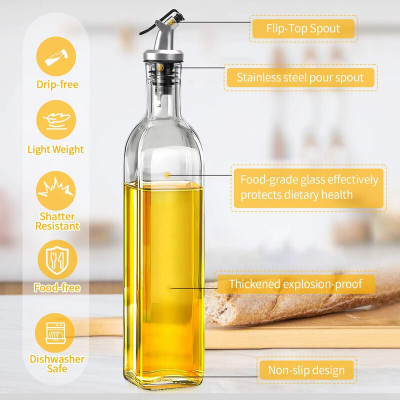 MAHADEV INFRASTRUCTURE 500 ml Cooking Oil Dispenser(Pack of 2)