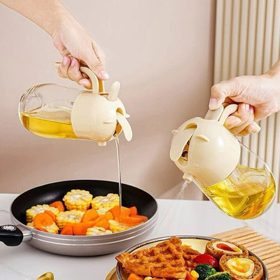 SUNCLOCK 580 ml Cooking Oil Dispenser Set(Pack of 1)