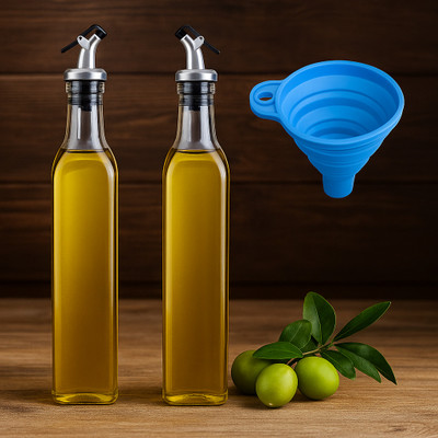SHREE KASHTBHANJAN INTERNATIONAL 1000 ml Cooking Oil Dispenser Set(Pack of 3)