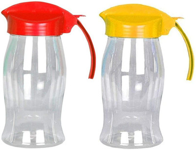 AWWALLINE 1000 ml Cooking Oil Dispenser Set(Pack of 2)