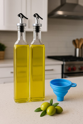 Divine Impex 500 ml Cooking Oil Dispenser(Pack of 3)