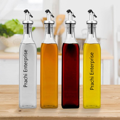 Prachi Enterprise 500 ml Cooking Oil Dispenser Set(Pack of 4)