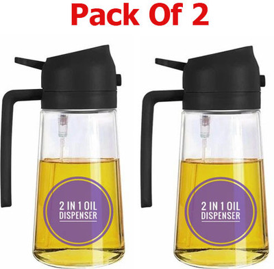 KA Easy click 450 ml Cooking Oil Dispenser Set(Pack of 2)