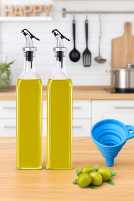 Divine Impex 500 ml Cooking Oil Dispenser(Pack of 3)