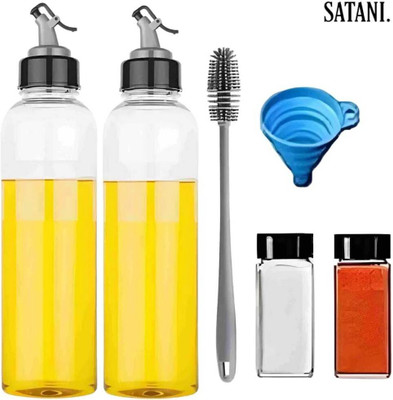 SATANI 1000 ml, 1000 ml, 120 ml, 120 ml Cooking Oil Dispenser Set(Pack of 6)