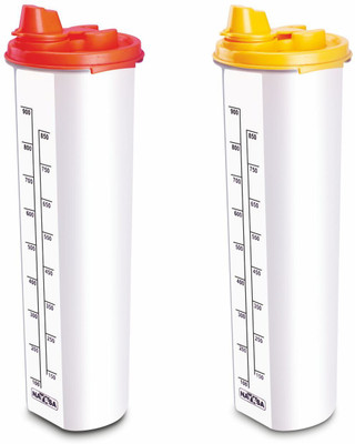 NAYASA 1000 ml Oil Pourer | Easy Flow Cooking Oil Dispenser Set(Pack of 2)