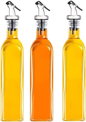 SMILERY 500 ml Cooking Oil Dispenser Set(Pack of 3)