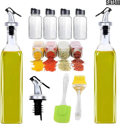 SATANI 520 ml, 520 ml, 120 ml, 120 ml, 120 ml, 120 ml Cooking Oil Dispenser Set(Pack of 8)