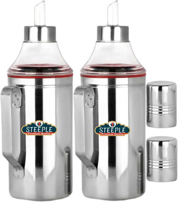 STEEPLE 1000 ml Cooking Oil Dispenser Set(Pack of 2)