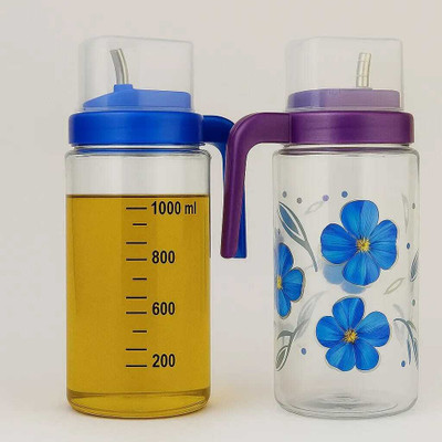 RRVD 1000 ml Cooking Oil Dispenser Set(Pack of 1)