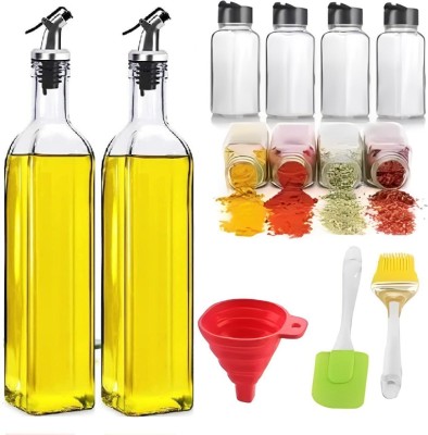 Zigmo 500 ml, 500 ml, 120 ml, 120 ml, 120 ml, 120 ml Cooking Oil Dispenser Set(Pack of 9)