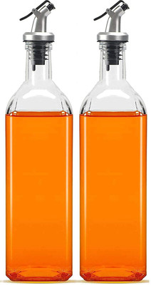 RITKRU 500 ml Cooking Oil Dispenser Set(Pack of 2)