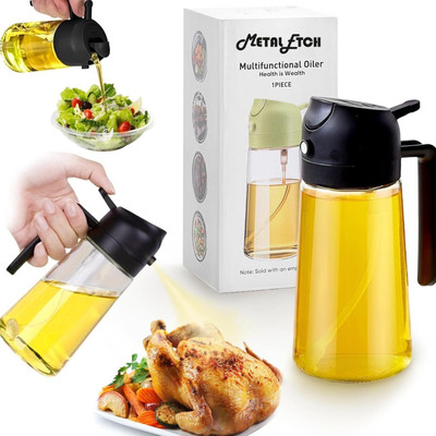 Metal Etch 300 ml Cooking Oil Dispenser(Pack of 1)