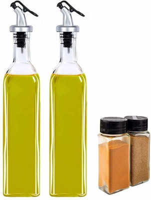 ENTRYZONE 500 ml, 500 ml, 120 ml, 120 ml Cooking Oil Dispenser Set(Pack of 1)