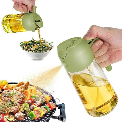 EDBIRET 500 ml Cooking Oil Dispenser Set(Pack of 1)