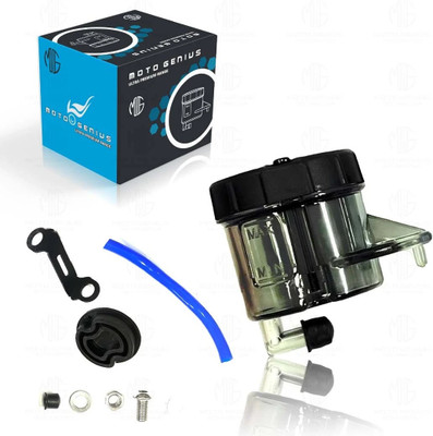 Moto Genius Front Brake Clutch Fluid Bottle | Oil Reservoir Tank Cup For All Bike Oil Filler Cap