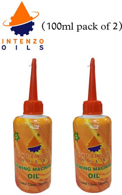 intenzo Multi purpose Oil for Sewingmachine fan bi cycle chain best quality Manual Dispenser(100 ml Pack of 2)