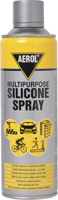 Aerol Silicone Lubricant Spray, Grade 70 Rejuvenates & shines surfaces Lubricates Aerol® Silicone Lubricant Spray, Grade 70 (300g/513 ml) Grease(513 ml, Pack of 1)