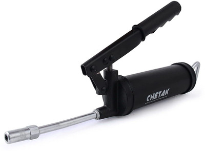 GoodsBazaar Lever type steel grease gun with coupler ( Make Chetak , Model MPI - 605 ) Manual Pump(500 g Pack of 1)