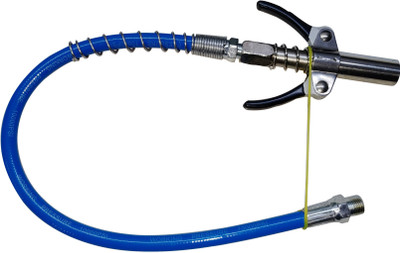 intenzo Universal Air Grease Gun Coupler with 1pc 12 Inch Hose Working 10000 PSI Manual Pump(0 g Pack of 2)
