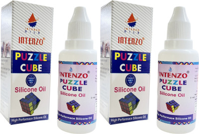 intenzo Silicone Lubrication Oil for Puzzle Cube & Toy Accessory Manual Pump(30 g Pack of 2)