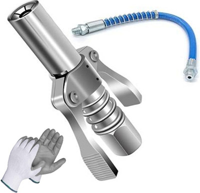Digital Craft Gun Coupler Quick Lock and Release Grease with safety globe and flexible pipe Manual Sprayer(30 L Pack of 3)