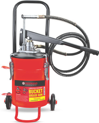 FREEMANS BPT5 Bucket Grease Dispenser With Trolley and 5 Kg Capacity Manual Pump(5000 g Pack of 1)
