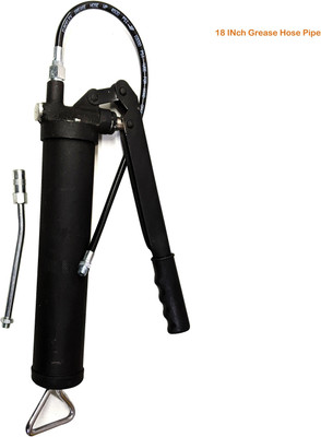 GoodsBazaar 500 CC Hand Operated Grease Gun with 18 inch grease Hose Pipe Manual Pump(1000 g Pack of 1)