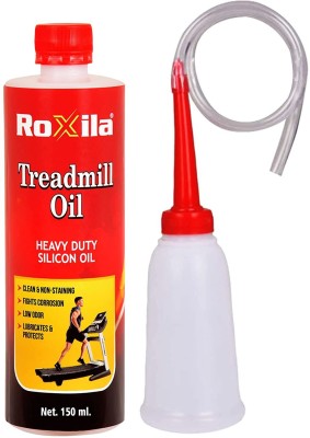 roxila Pure Silicone Treadmill Lubricant Oil for Belt with Oil Dispenser (150 ml) Manual Dispenser(0.15 L Pack of 1)