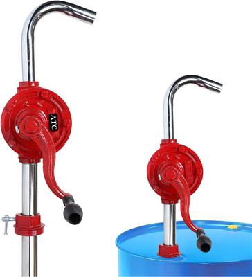 ATC Rotary Manual Hand Oil Steel Barrel Pump Extractor for Drum with Dual Direction Manual Pump(210 L Pack of 1)