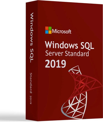 MICROSOFT SQL Server 2019 License Standard (1 User/PC, Lifetime) Activation Key Card