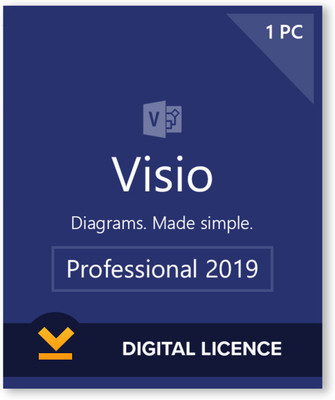 MICROSOFT Visio Professional For Windows 2019 (1 User, Lifetime Validity)
