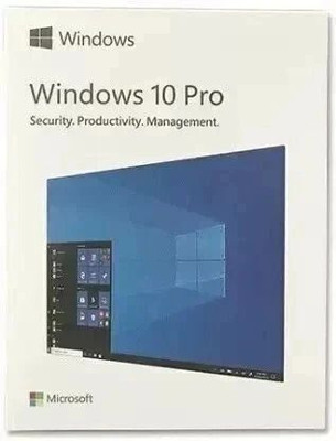 MICROSOFT Windows 10 Professional Retail License FPP 32|64Bit USB (Flash Drive)