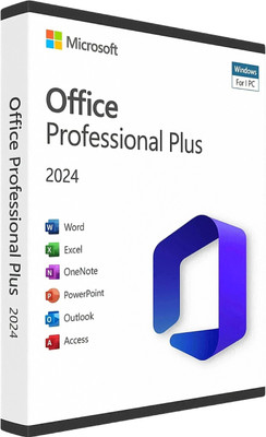 MICROSOFT Office 2024 Professional Plus Lifetime 1 User 1 Pc/Laptop (Windows Only)