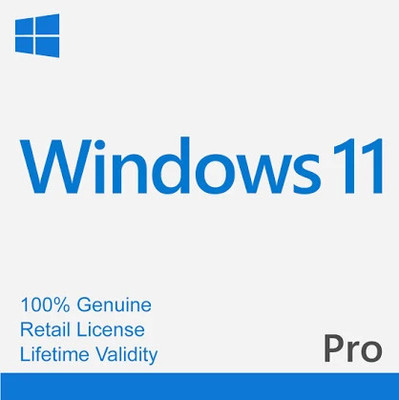 MICROSOFT Windows 11 Professional (1 User/PC, Lifetime Validity) 64/32 Bit - Retail License