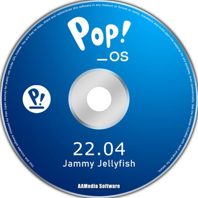 TekyMeky Pop!_OS 22.04 LTS 64bit Live Bootable DVD Rom Linux Operating System (Pop OS) LATEST 64