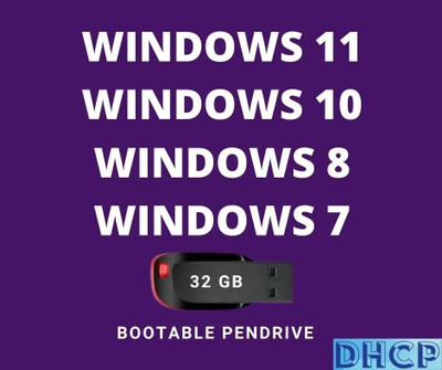dhcp WINDOWS 7/8/10/11 PENDRIVE BOOTABLE SETUP