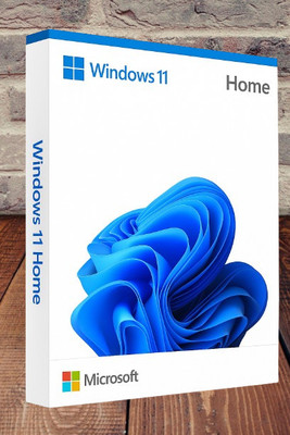 MICROSOFT Windows 11 Home_10 1 User / 1 PC Lifetime Validity Retail License 32 /64 Bit (Flash Drive)