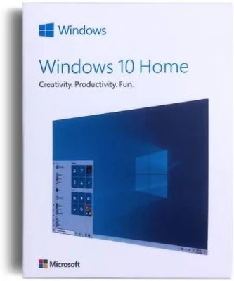MICROSOFT Windows 10 Home Box Pack (1 PC, Lifetime Validity) Activation Key Card with USB 3.0 - Full Retail Pack 32/64 BIT