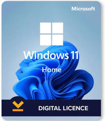 MICROSOFT Windows 11 Home (1 User/PC, Lifetime Validity) 32/64 Bit - Retail Key