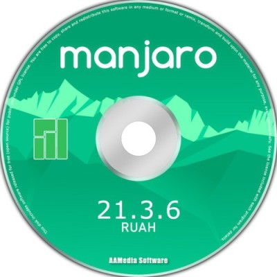 TekyMeky Linux Manjaro 21.3.6 64bit Live Bootable DVD Rom Linux Operating System LATEST 64