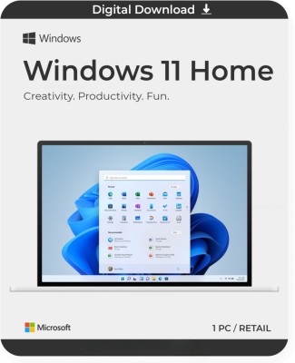 MICROSOFT Windows 11 Home (1 User, Lifetime Validity) 64/32 BIT - Retail License Key