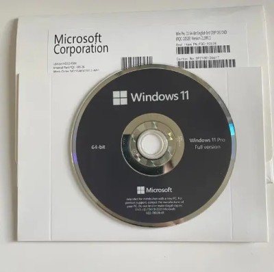 MICROSOFT Windows 11 Professional (1 User, Lifetime) DVD OEM Pack English Version 64/32 Bit