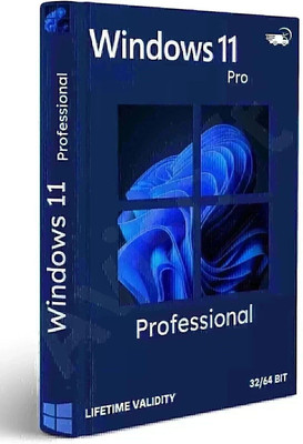 MICROSOFT Windows 11 Updated Edition (1 PC/User, Lifetime Validity) 64/32 Bit - Retail License (Latest Edition)
