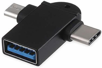 Redbox USB Type C, Lightning OTG Adapter(Pack of 1)