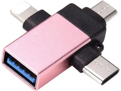 carfrill Micro USB OTG Adapter(Pack of 1)