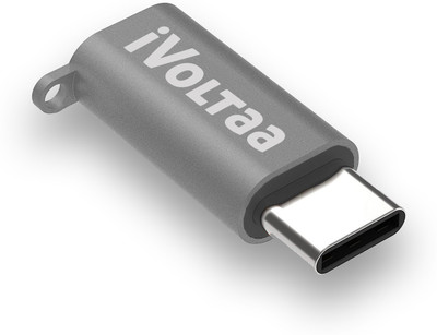 iVoltaa Micro USB, USB Type C OTG Adapter(Pack of 1)