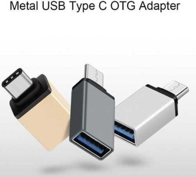 Red Champion USB Type C OTG Adapter(Pack of 3)