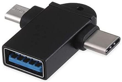 TSHIENTT USB Type C, Micro USB OTG Adapter(Pack of 1)